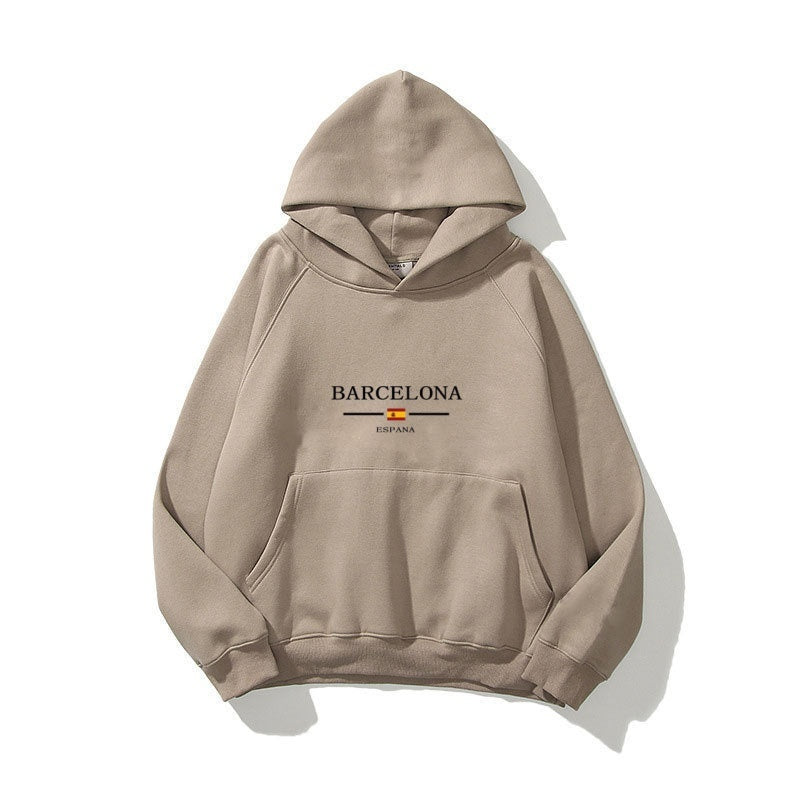 Men’s Double-Layer Hooded Sweatshirt – European Style
